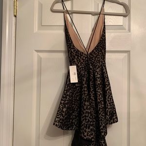 High low peplum top